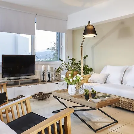 Chic & Luxury Loft With Terrific View At Private Theseus Village Διαμέρισμα *